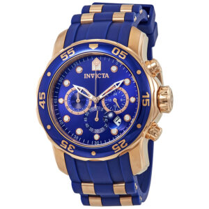 invicta pro diver chronograph blue dial men's watch 18197
