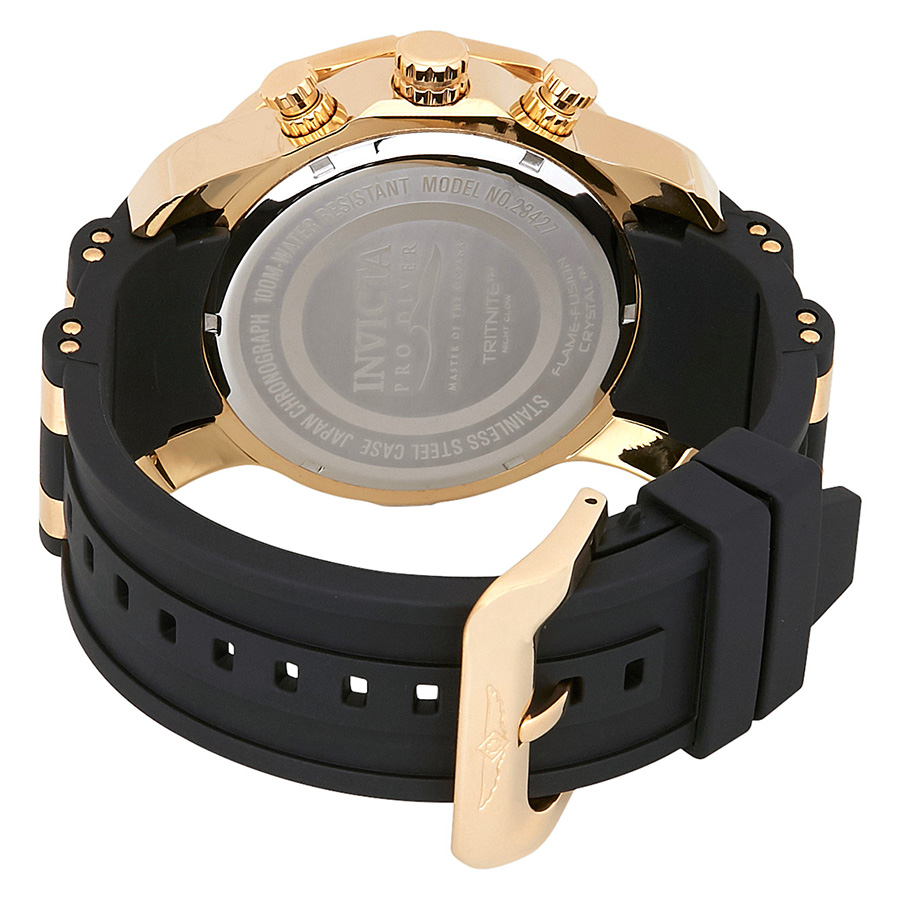 invicta pro diver chronograph gold dial men's watch 23427 invicta pro diver chronograph gold dial men's watch 23427