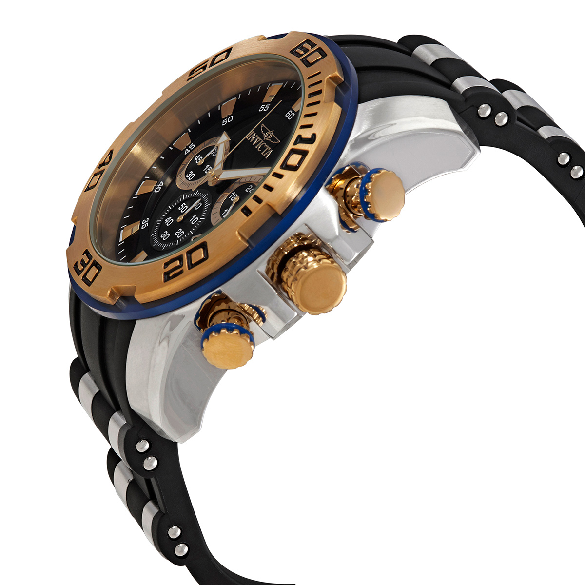 invicta pro diver chronograph quartz black dial men's watch 30765 invicta pro diver chronograph quartz black dial men's watch 30765