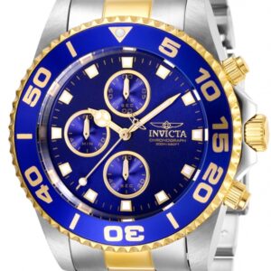invicta pro diver chronograph quartz blue dial men's watch 28692