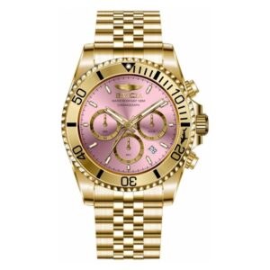 invicta pro diver chronograph quartz pink dial men's watch 49836