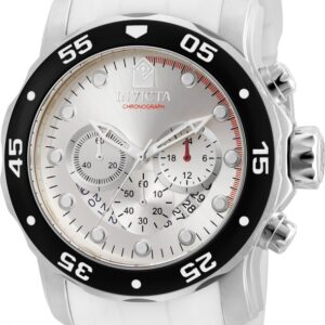 invicta pro diver chronograph silver dial men's watch 20290