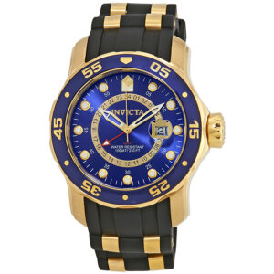 invicta pro diver gmt blue dial men's watch 6993