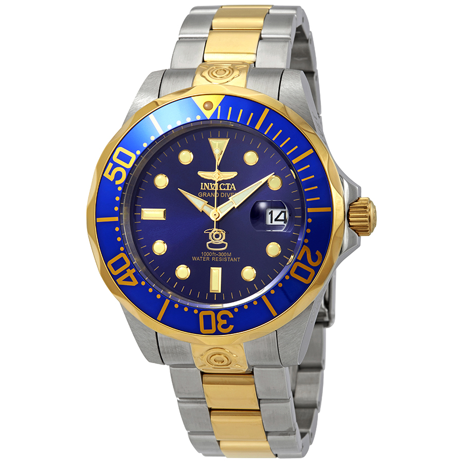 invicta pro diver grand diver automatic blue dial men's watch 3049 invicta pro diver grand diver automatic blue dial men's watch 3049