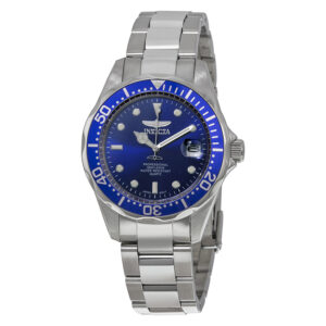 invicta pro diver blue dial men's watch 9204