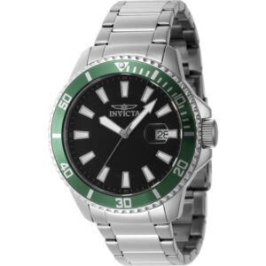 invicta pro diver quartz black dial men's watch 46075