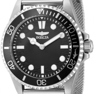 invicta pro diver quartz black dial men's watch 49685