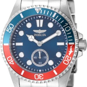 invicta pro diver quartz blue dial pepsi bezel men's watch 49436