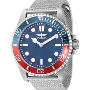 invicta pro diver quartz blue dial pepsi bezel men's watch 49688