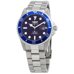 invicta pro diver quartz blue dial stainless steel men's watch 33267