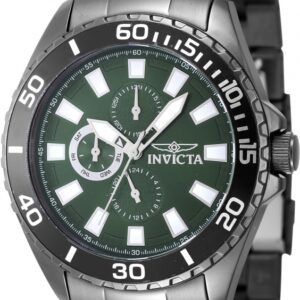invicta pro diver quartz green dial men's watch 29930