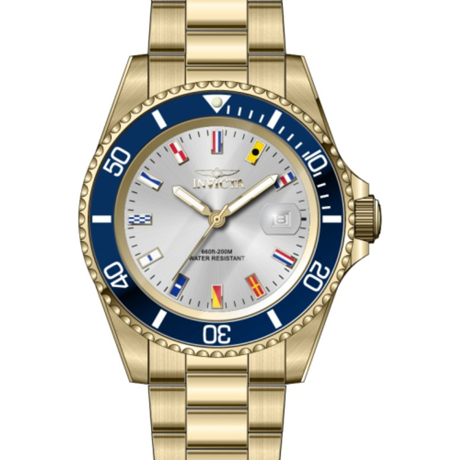 invicta pro diver quartz silver dial men's watch 49886 invicta pro diver quartz silver dial men's watch 49886