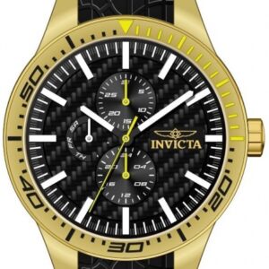 invicta racing quartz black dial men's watch 48873