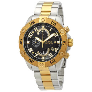 invicta s1 rally chronograph black dial men's watch 26100