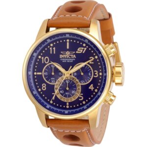 invicta s1 rally chronograph quartz blue dial men's watch 30917
