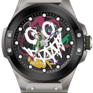 invicta sea base iridescent and black dial men's watch 50006