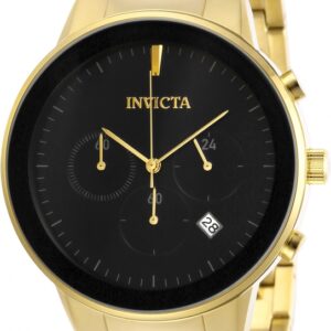 invicta specialty chronograph quartz black dial men's watch 29478