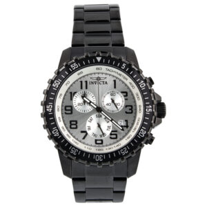 invicta specialty pilot chronograph silver dial men's watch 11370