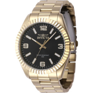 invicta specialty quartz black dial men's watch 47458