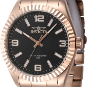 invicta specialty quartz black dial men's watch 47461
