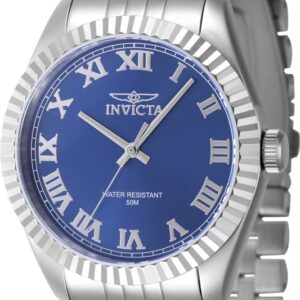 invicta specialty quartz blue dial men's watch 47399