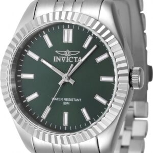 invicta specialty quartz green dial ladies watch 47496
