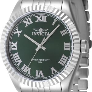 invicta specialty quartz green dial men's watch 47398