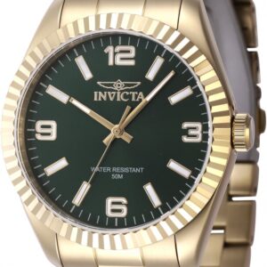 invicta specialty quartz green dial men's watch 47459