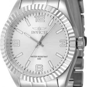 invicta specialty quartz silver dial ladies watch 47464
