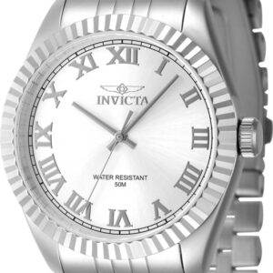 invicta specialty quartz silver dial men's watch 47397