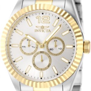 invicta specialty quartz silver dial men's watch 49516