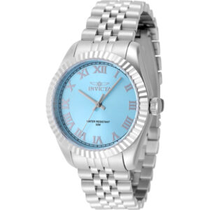 invicta specialty quartz tiffany blue dial ladies watch 48902