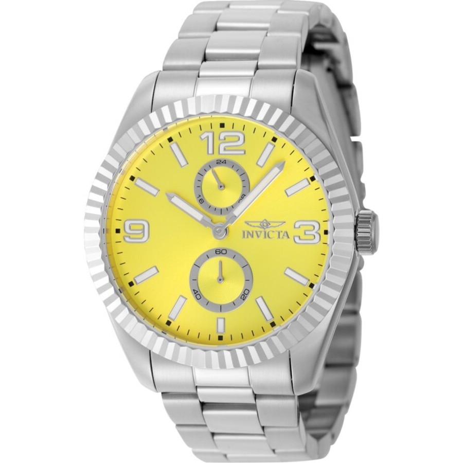 invicta specialty quartz yellow dial men's watch 49528 invicta specialty quartz yellow dial men's watch 49528