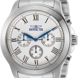 invicta specialty silver dial men's watch watch 21657
