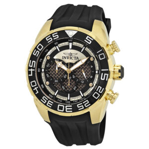 invicta speedway chronograph black dial men's watch 26301