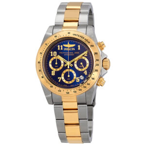 invicta speedway chronograph blue dial men's watch 17028