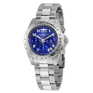 invicta speedway chronograph blue dial men's watch 17024