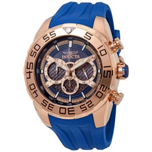 invicta speedway chronograph blue dial men's watch 26305