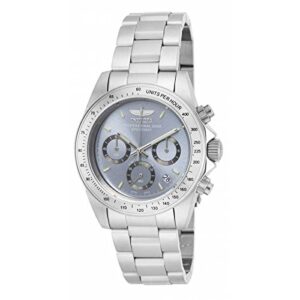 invicta speedway chronograph matt dial stainless steel men's watch ile9211a