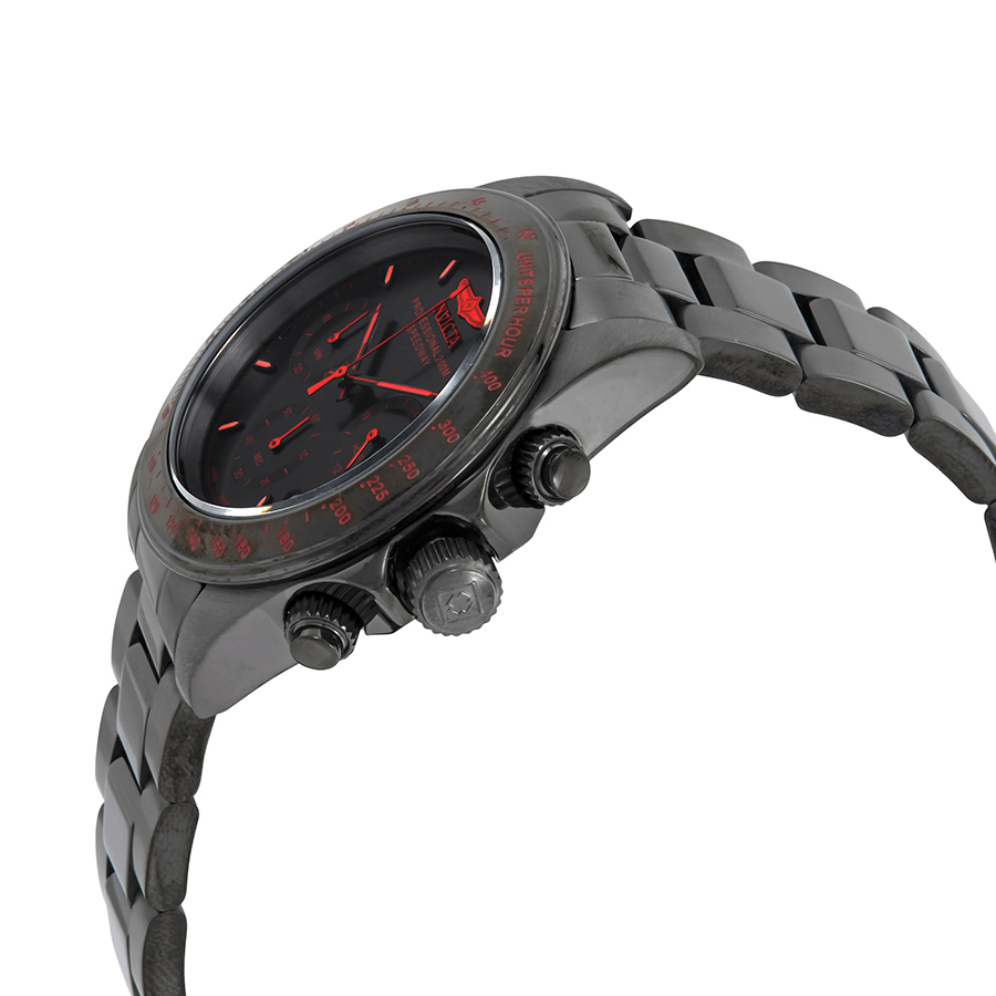 invicta speedway chronograph quartz black dial men's watch 27771 invicta speedway chronograph quartz black dial men's watch 27771