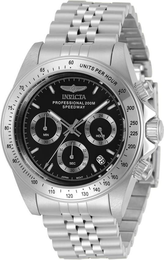 invicta speedway chronograph quartz black dial men's watch 30989 invicta speedway chronograph quartz black dial men's watch 30989