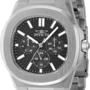 invicta speedway quartz black dial men's watch 48325