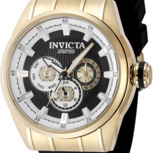 invicta speedway quartz black dial men's watch 49055