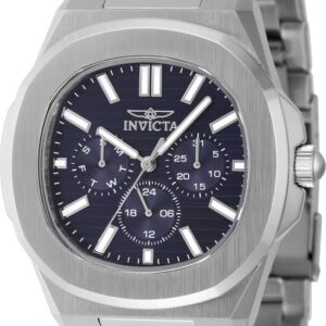 invicta speedway quartz blue dial men's watch 48326