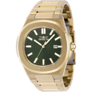 invicta speedway quartz green dial men's watch 48518