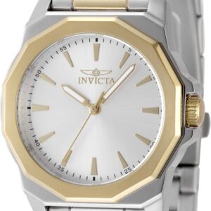 invicta speedway quartz silver dial ladies watch 49088