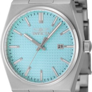 invicta speedway zager exclusive quartz light blue dial men's watch 48394