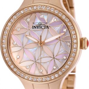 invicta wildflower crystal ladies watch 28824