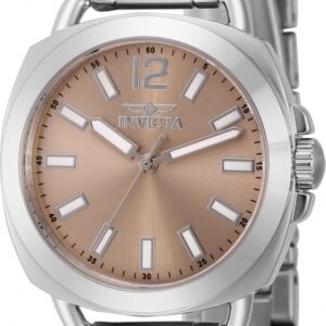 invicta wildflower quartz light pink dial ladies watch 46345