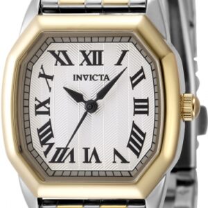 invicta wildflower quartz silver dial ladies watch 48958